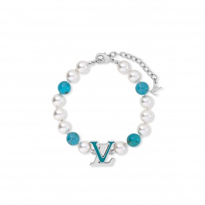 LOUIS VUITTON TURQUOISE RODEO BRACELET M1154A